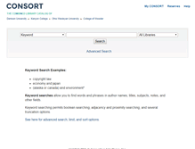 Tablet Screenshot of consort.library.denison.edu
